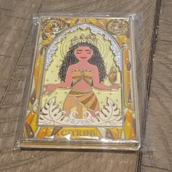 Magically Horrific Moana Soada Crystal Gemstone Oracle Cards Pin Citrine - Image 1