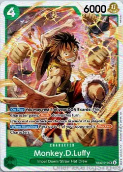 MONKEY.D.LUFFY ST30-012 SR STARTER DECK EX: LUFFY & ACE ONE PIECE - Image 1