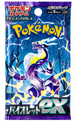 Pokemon Violet ex Booster Pack Korean SV1 Sealed 5 Cards TCG - Image 1