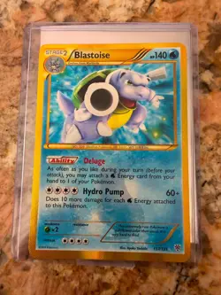 Pokemon Blastoise 137/135 Secret Rare Holo Plasma Storm 2012 - Image 1