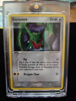 Pokemon Rayquaza Holo PSA 8 NM-MT 2006 POP Series 1 3/17 - EX Era - Image 1