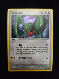 Pokemon Rayquaza Holo PSA 8 NM-MT 2006 POP Series 1 3/17 - EX Era - Image 3