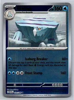 Avalugg 024/086 Uncommon Chaos Rising Pokemon Reverse Holo Near Mint - Image 1