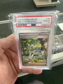 2025 Pokemon Mega Evolution Base #186 SIR Wally's Compassion PSA 10 Gem Mint - Image 1