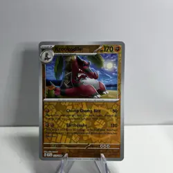 Pokemon Card TCG - Scarlet & Violet - Reverse Holo - Krookodile 117/198 - Image 1