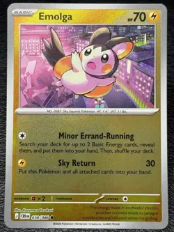 Emolga 030/086 - Reverse Holo - Pokemon TCG: Chaos Rising - English NM - Image 1