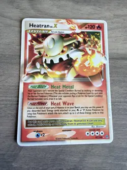 Heatran LV.X 97/100 Stormfront Holo Ultra Rare HP - Image 1