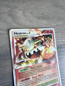Heatran LV.X 97/100 Stormfront Holo Ultra Rare HP - Image 3