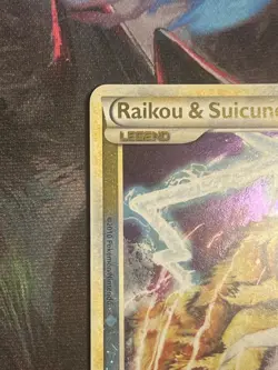 POKEMON CARD 2010 RAIKOU & SUICUNE HOLO LEGEND ( TOP ) 92/95 HG&SS UNDAUNTED - Image 2