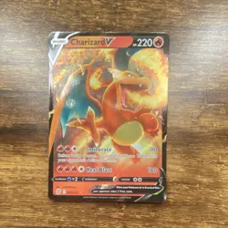 Pokemon TCG Charizard v Brilliant Stars Holo Ultra Rare Card 017/172 - Image 1