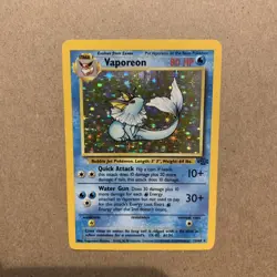Vaporeon Holo Rare - 1999 Pokemon TCG Jungle Set 12/64 Unlimited - Image 3