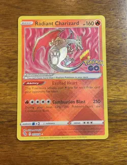 Radiant Charizard 011/078 Pokemon GO Holo - Image 1