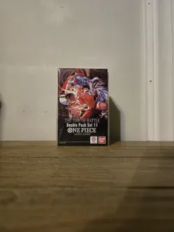 One Piece The Time Of Battle Double Pack Set 11 Bandai Card Game TCG NEW - Image 1