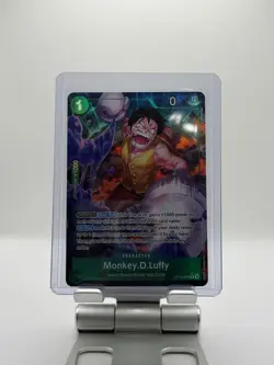 Monkey D Luffy OP16-034 Alternate Art The Time of Battle Near Mint - Image 1