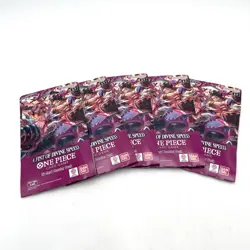 ONE PIECE OP-11 TCG A FIST OF DIVINE SPEED BLISTER PACK (x5) ENGLISH SEALED NEW - Image 1
