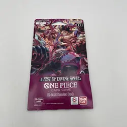 ONE PIECE OP-11 TCG A FIST OF DIVINE SPEED BLISTER PACK (x5) ENGLISH SEALED NEW - Image 2
