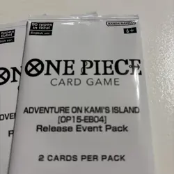 Lot of 3 One Piece Adventure On Kami’s Island Release Event Pack Sealed Promo - Image 3