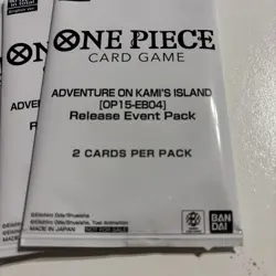 Lot of 3 One Piece Adventure On Kami’s Island Release Event Pack Sealed Promo - Image 4