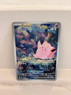 Pokemon TCG Clefairy 094/088 IR Perfect Order Illustration Rare English - NM - Image 1