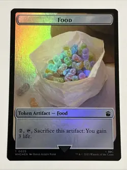 MTG Universes Beyond: Doctor Who Dalek/Food Token Foil 0012/0025 NM - Image 2