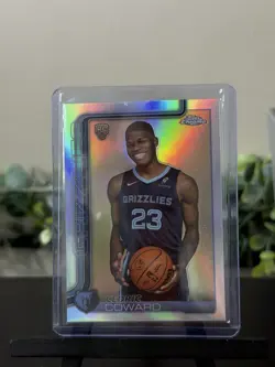 2025-26 Topps Chrome - Cedric Coward #261 Refractor (RC) - Image 1