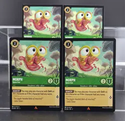 Disney Lorcana Morph - Space Goo 81/204 Into the Inklands Rare 4 Cards Set - Image 1