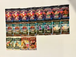 Disney Lorcana Booster Packs-Various Collections! 20 Total Sealed Packs! - Image 2