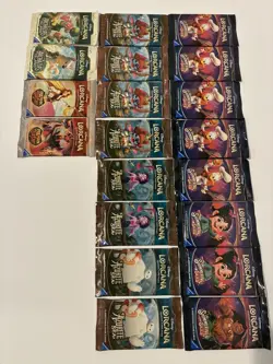 Disney Lorcana Booster Packs-Various Collections! 20 Total Sealed Packs! - Image 3