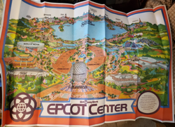 Walt Disney World Epcot Center Giant Map 1982 - Image 1
