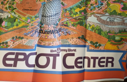 Walt Disney World Epcot Center Giant Map 1982 - Image 2