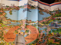 Walt Disney World Epcot Center Giant Map 1982 - Image 4