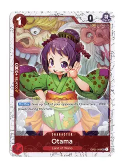 Otama (Jolly Roger Foil) OP01-006 Foil One Piece Premium Booster -The Best- LP - Image 1