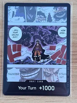 Bandai One Piece Card Game Don!! Card Your Turn +1000 Monkey D. Luffy Eng - Image 1