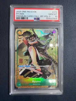 PSA 10 Ryuma Oda Stamp #072 Best Selection Vol.3 One Piece English - Image 1