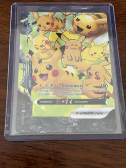 2021 POKEMON SWSH BLACK STAR PROMO 141 PIKACHU V-UNION CELEBRATIONS COLLECTION - Image 1