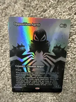 x1 Opposition Agent - Foil - Borderless M MTG Marvel Universe M/NM, English - Image 2