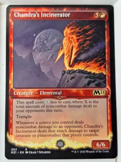 Chandra's Incinerator - Showcase - Magic 2021 Core M21 - Magic the Gathering MTG - Image 1