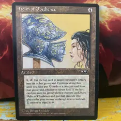 MTG Helm of Obedience Alliances Regular X1 NM - Image 1