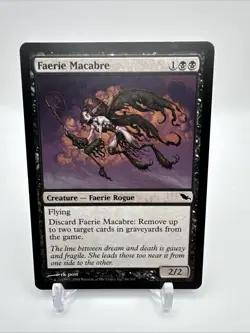 Faerie Macabre x1 - MTG: Shadowmoor (SHM) - LP - See Photos - Fast Shipping - Image 3