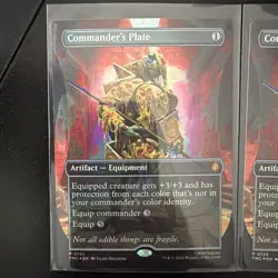Commander's Plate (Borderless) Commander: Teenage Mutant Ninja Turtles Foil - Image 1