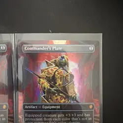 Commander's Plate (Borderless) Commander: Teenage Mutant Ninja Turtles Foil - Image 4