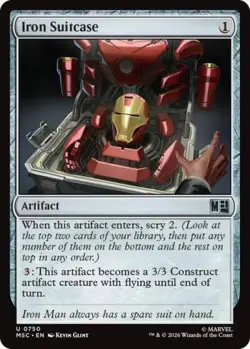 ~ Iron Suitcase ~ NM ~ Commander: Marvel Super Heroes ~ MTG ~ - Image 1