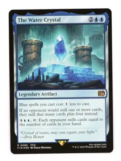 Magic: The Gathering Final Fantasy Foil The Water Crystal #0085 - Image 1