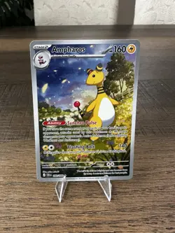 Pokemon TCG Ampharos 090/086 Me04: Chaos Rising Illustration Rare IR Near Mint A - Image 1