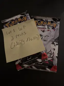 Heavy Lot Of 2 22.77 & 22.83 Pokemon TCG SV10.5 White Flare Booster Pack Sealed! - Image 4