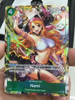 NAMI OP14-031 ALTERNATE ART ONE PIECE THE AZURE SEA’S SEVEN - Image 1