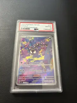 Pokemon Gastly Temporal Forces Illustration Rare #177 PSA 10 Gem Mint - Image 1
