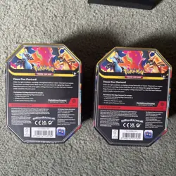 Pokemon TCG Ascended Heroes Mega Charizard Y & X Ex Tin Bundle Brand New Sealed - Image 3