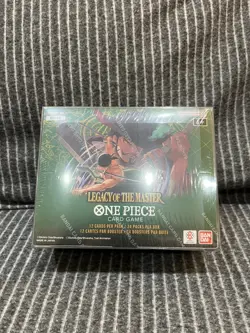 One Piece Card Game Legacy of the Master OP-12 Booster Box - New w/ Protector - Image 1