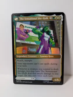 Jennifer Walters - FOIL - Marvel MSH - NM - MTG Mythic Flip - Image 2
